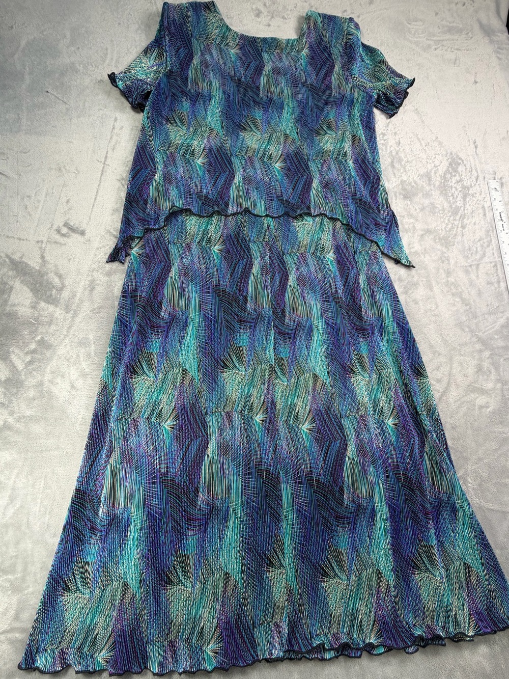 connected apparel Women’s Wedding Guest Party Fall Maxi Dress Set 12